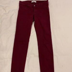 Hollister red jeans